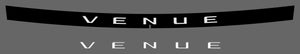 Hyundai Venue (SUV) | 2020-2026 | Tailgate Logo (2Tones) | #LUXVU20LOI