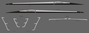 Hyundai Tucson N Line (SUV) | 2022-2025 | Rocker (2Tone) Kit | #HYTU22RIK