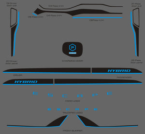 Ford Escape Hybrid (SUV) | 2020-2022 | Rocker (2Tones) Kit | #FOES20RIK