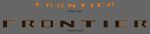 Nissan Frontier (Crew Cab) | 2022-2024 | 2Tones Hood and Tailgate Logos | #LUXFR22LIK