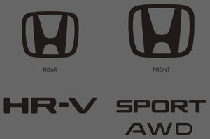 Honda HR-V (SUV) | 2023-2026 | Badging | #HOHR23BDG