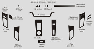 Mitsubishi Outlander PHEV (SUV) | 2023-2025 | Dash kit (Full) | #LUXOP23RCF