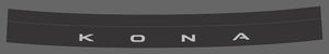 Hyundai Kona (SUV) | 2024-2026 | Bumper protector w/logo | #LUXKO24BUL