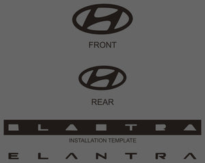 Hyundai Elantra N (Sedan) | 2024-2026 | Badging | #HYEL24BDG