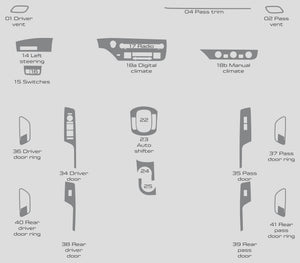 Hyundai Kona (SUV) | 2024-2026 | Dash kit (Full) | #LUXKO24INT