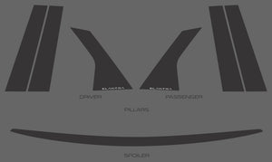 Hyundai Elantra (Sedan) | 2021-2023 | Pillars kit | #LUXEL24PIK