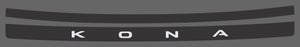 Hyundai Kona N Line (SUV) | 2024-2026 | Bumper protector w/logo | #LUXKN24BUL