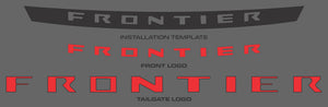 Nissan Frontier (King Cab) | 2025-2026 | Hood and Tailgate Logos | #LUXFR25LOK