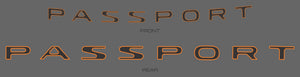 Honda Passport (SUV) | 2026-2026 | 2Tones Hood and Tailgate Logos | #HOPA26LIK
