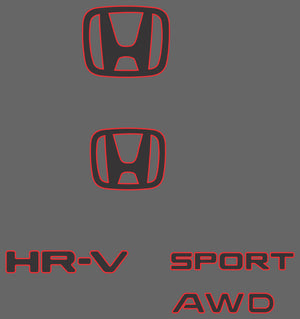 Honda HR-V (SUV) | 2023-2026 | Badging | #HOHR23BDI