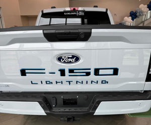 Ford F-150 Lightning (Crew Cab) | 2022-2025 | 2Tones Tailgate Logo | #FOFL23LOI