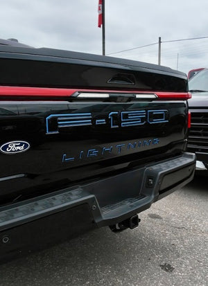 Ford F-150 Lightning (Crew Cab) | 2022-2025 | 2Tones Tailgate Logo | #FOFL23LOI