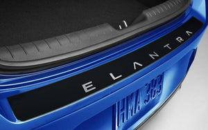 Hyundai Elantra (Sedan) | 2021-2026 | Bumper protector w/logo | #LUXEL21BUL