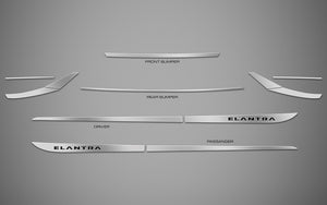 Hyundai Elantra (Sedan) | 2021-2023 | Rocker Kit | #LUXEL21RKK