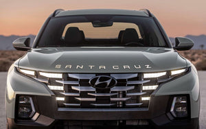 Hyundai Santa Cruz (Pickup) | 2022-2026 | Hood and Tailgate Logos | #LUXSC22LOK