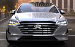 Hyundai Sonata (Sedan) | 2020-2023 | Hood Deflector | #LUXSO20DEF