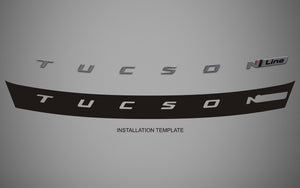Hyundai Tucson N Line (SUV) | 2022-2026 | Hood Logo | #LUXTU22LO2