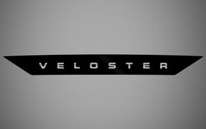 Hyundai Veloster (Hatchback) | 2019-2022 | Hood Deflector w/logo | #LUXVE19DEL