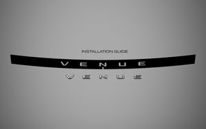 Hyundai Venue (SUV) | 2020-2026 | Tailgate Logo (2Tones) | #LUXVU20LOI