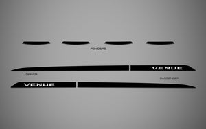 Hyundai Venue (SUV) | 2020-2025 | Rocker Kit | #LUXVU20RKK