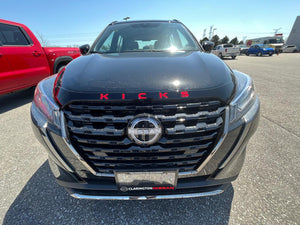 Nissan Kicks (SUV) | 2021-2024 | Hood Deflector w/logo | #LUXKI21DEK