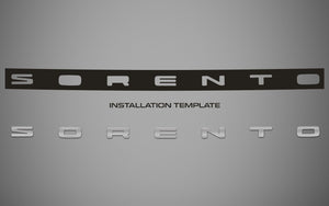Kia Sorento (SUV) | 2021-2022 | Tailgate Logo | #KISR21LOT