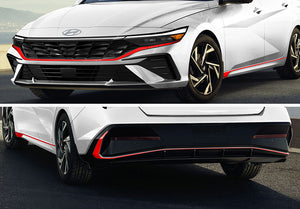 Hyundai Elantra (Sedan) | 2024-2026 | Rocker Kit | #LUXEL24RKN
