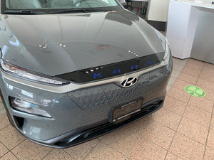 Hyundai Kona (SUV) | 2018-2021 | Hood Deflector w/logo | #LUXKE18DEL