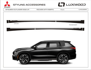 Mitsubishi Outlander (SUV) | 2022-2026 | Rocker (2Tones) | #LUXOU22RI2