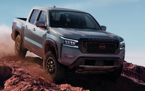 Nissan Frontier (Crew Cab) | 2022-2024 | 2Tones Hood and Tailgate Logos | #LUXFR22LIK