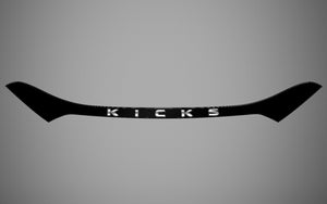 Nissan Kicks (SUV) | 2021-2024 | Hood Deflector w/logo | #LUXKI21DEK