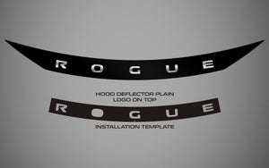 Nissan Rogue (SUV) | 2021-2026 | Hood Deflector + logo | #LUXRO21DEK