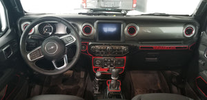 Jeep Gladiator (Pick-up) | 2020-2023 | Kit tableau de bord (complet) | #JEGL19INF