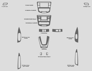 Nissan Qashqai (SUV) | 2018-2022 | Dash kit (Signature) | #NIQA17SG2