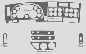 Kenworth T680 (Camion) | 2013-2021 | Kit tableau de bord (complet) | #KET613ING