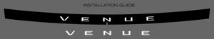 Hyundai Venue (SUV) | 2020-2025 | 2Tones Tailgate Logo | #HYVU20LOI
