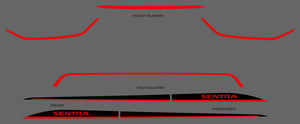 Nissan Sentra (Sedan) | 2020-2025 | Rocker Kit | #LUXSE20R2I