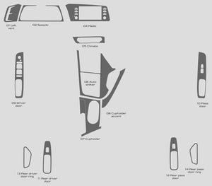 Hyundai Elantra (berline) | 2021-2023 | Kit tableau de bord (complet) | #HYEL21INT