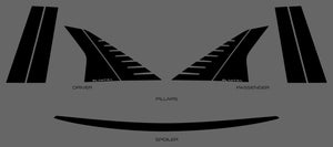 Hyundai Elantra (Sedan) | 2021-2023 | Pillars kit | #HYEL21PIK