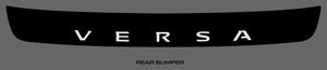 Nissan Versa (berline) | 2021-2023 | Protecteur de pare-chocs avec logo | #LUXVE21BUL