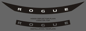 Nissan Rogue (SUV) | 2021-2026 | Hood Deflector + logo | #LUXRO21DEK