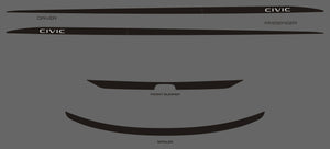 Honda Civic (Sedan) | 2022-2024 | Rocker Kit | #HOC422RKK