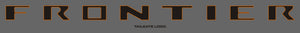 Nissan Frontier (Crew Cab) | 2022-2025 | Tailgate Logo (2Tones) | #LUXFR22LOI