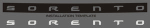Kia Sorento (SUV) | 2023-2024 | Tailgate Logo | #KISR23LOT