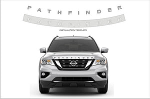 Nissan Pathfinder (VUS) | 2017-2021 | Logo de capot | #LUXPT17LOG