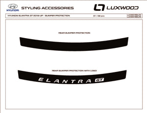 Hyundai Elantra GT (Hatchback) | 2018-2021 | Bumper protector | #LUXEG18BUM