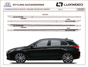 Hyundai Elantra GT (Hatchback) | 2018-2021 | Rocker | #LUXEG18RKR