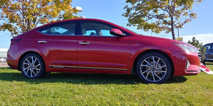 Hyundai Elantra (Sedan) | 2017-2020 | Rocker (2Tone) | #HYEL17RKI