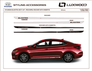 Hyundai Elantra (Sedan) | 2017-2020 | Rocker (2Tones) | #LUXEL17RKI