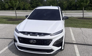 Hyundai Kona N (SUV) | 2022-2022 | Hood Deflector w/logo | #LUXKN22DEL